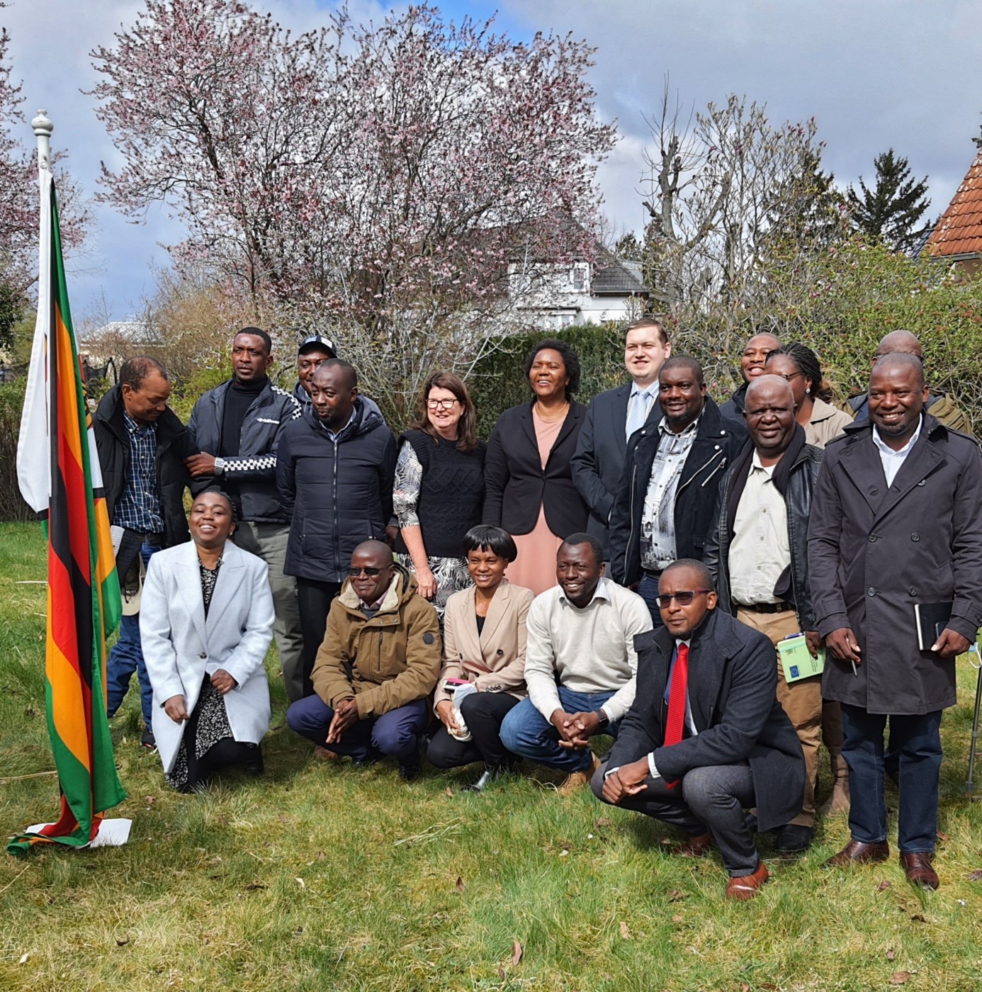 Besuch der Delegation aus Simbabwe in Berlin.