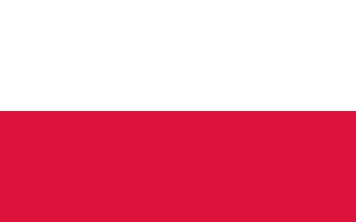 Flagge von Republik Polen